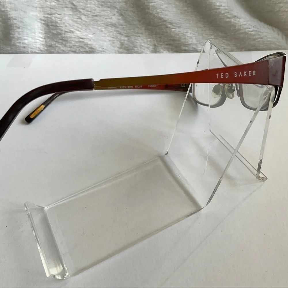 Ted Baker Eyeglasses with Metal Frame Granny Size